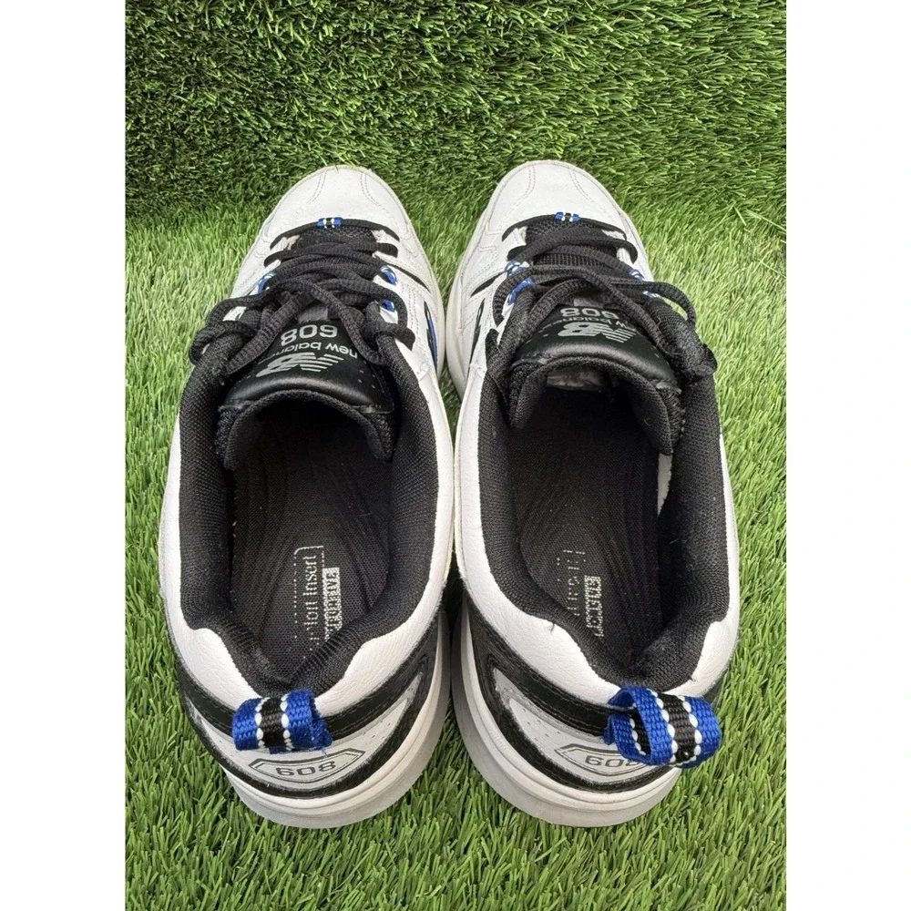 New Balance 608v5 Mens White Blue Black Cross Trainer MX608WR5 - Size 10M